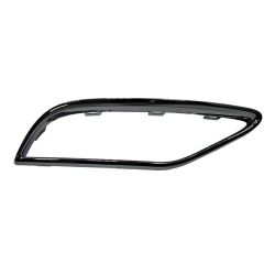 AUDI Q5 / Q5 E / SQ5 REAR BUMPER EXHAUST BEZEL LEFT (Driver Side) (Driver Side) DARK-CHROME (Q5 WO/S-LINE W/BLACK OPTICS PKG) OEM#80A807833RN4 2018-2020 PL#AU1146109