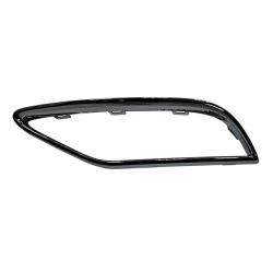 AUDI Q5 / Q5 E / SQ5 REAR BUMPER EXHAUST BEZEL RIGHT (Passenger Side) DARK-CHROME (Q5 WO/S-LINE W/BLACK OPTICS PKG) OEM#80A807834RN4 2018-2020 PL#AU1147109