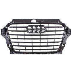 AUDI A3 SEDAN  GRILLE BLACK W/BLACK MLDG OEM#8V5853651BCKA 2015-2016 PL#AU1200135