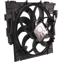 BMW BMW 5 SERIES (SEDAN)  RADIATOR & A/C FAN ASSY (2.0L)(SINGLE FAN) OEM#17418642161 2012-2016 PL#BM3115118