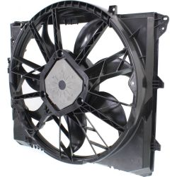 BMW BMW 1 SERIES COUPE/CONVERTIBLE RADIATOR FAN ASSEMBLY (128I CP)(WO/SULEV)(W/ WARM CLIMATEOPTION) OEM#17427562080 2008-2013 PL#BM3117101
